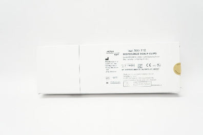 ACRA 500-110 Cut Disposable Scalp Clips Serrated Edge Jaws - Box of 15